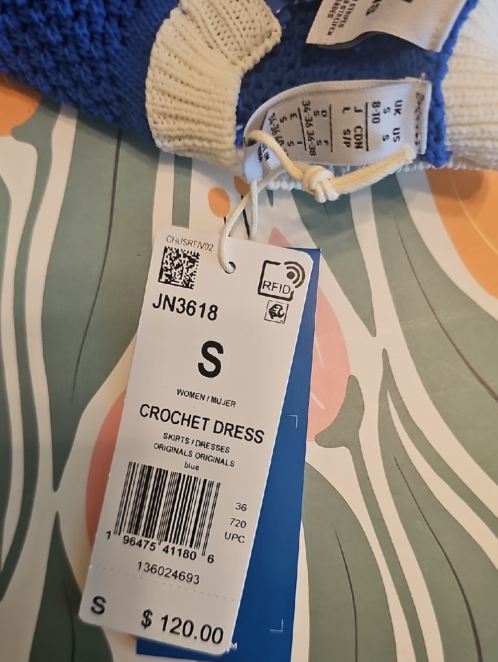 Adidas Midi Crochet Dress - Picture 2 of 5